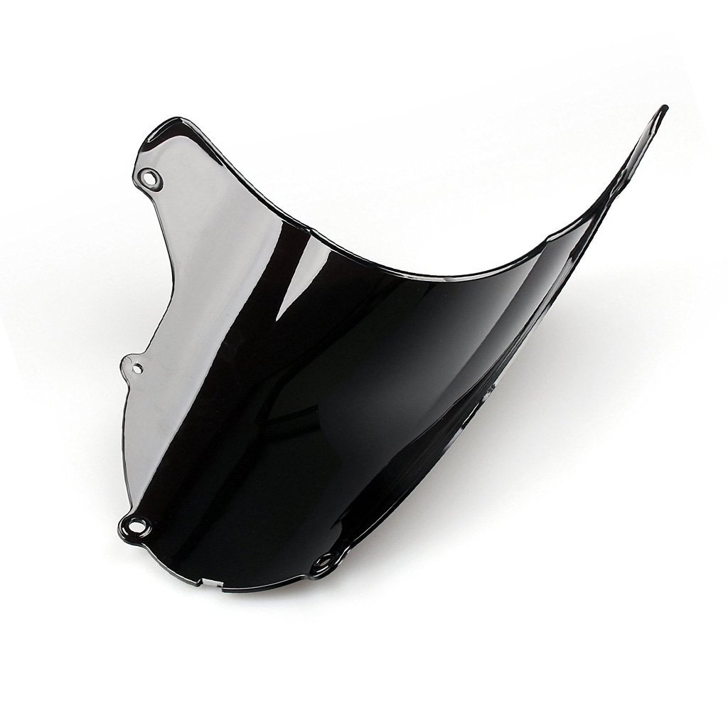 2006 Lani 12inch 2枚組 Windshield Windscreen Double Bubble for ZX6R ZX636 2003-2004